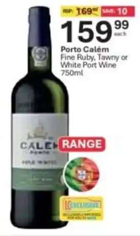 Liquor City Porto Calém Fine Ruby, Tawny or White Port Wine offer