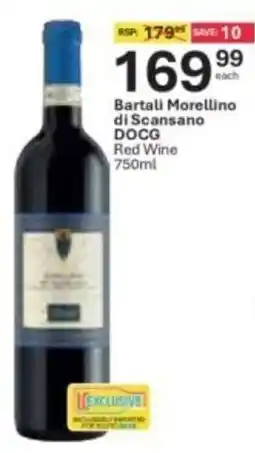 Liquor City Bartali Morellino di Scansano DOCG Red Wine offer