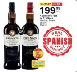Liquor City A Winter's Tale or Dry Sack Medium Sweet Sherry offer