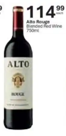 Liquor City Alto Rouge Blended Red Wine offer