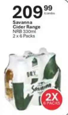 Liquor City Savanna Cider Range NRB offer