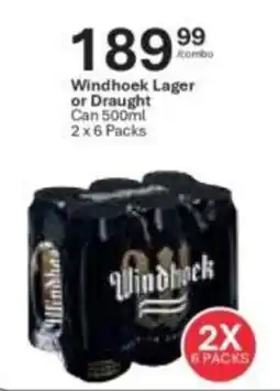 Liquor City Windhoek Lager or Draught Can offer