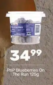 Pick n Pay PnP Blueberries On The Run 125g offer