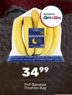 Pick n Pay PnP Bananas Freshtec Bag offer