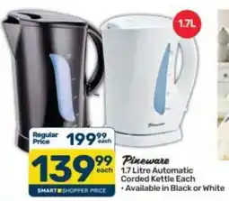 Pick n Pay Pineware Automatic Corded Kettle offer