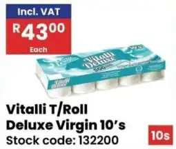 Africa Cash and Carry Vitalli Toilet Roll Deluxe Virgin offer