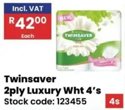 Africa Cash and Carry Twinsaver 2ply Luxury White offer