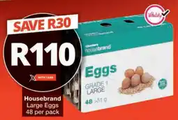 Checkers Hyper Housebrand Large Eggs offer