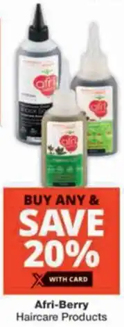 Checkers Hyper Afri-Berry Haircare Products offer
