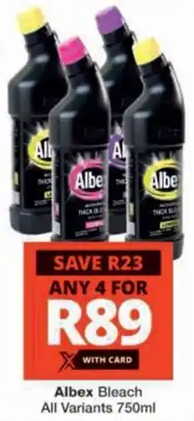 Checkers Hyper Albex Bleach All Variants offer
