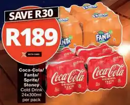 Checkers Hyper Coca-Cola/ Fanta/ Sprite/ Stoney Cold Drink offer