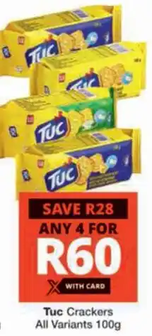 Checkers Hyper Tuc Crackers All Variants offer