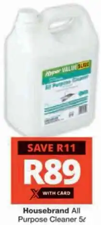 Checkers Hyper Housebrand All Purpose Cleaner offer
