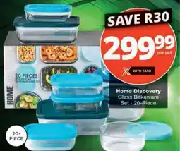 Checkers Hyper Home Discovery Glass Bakeware Set offer