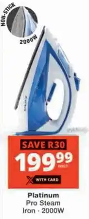 Checkers Hyper Platinum Pro Steam Iron offer