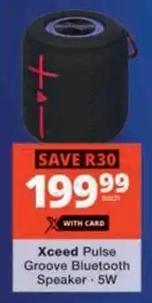 Checkers Hyper Xceed Pulse Groove Bluetooth Speaker offer