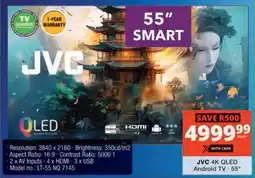 Checkers Hyper JVC 55" 4K QLED Android TV offer