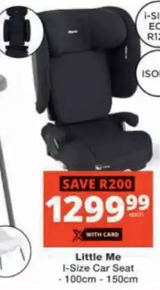 Checkers Hyper Little Me I-Size Car Seat offer