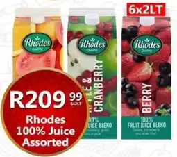 Take 'n Pay Rhodes 100% Juice Assorted offer