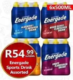 Take 'n Pay Energade Sports Drink Assorted offer