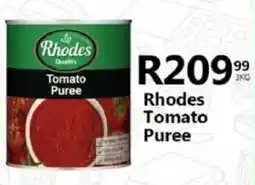 Take 'n Pay Rhodes Tomato Puree offer