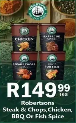 Take 'n Pay Robertsons Steak & Chops,Chicken, BBQ Or Fish Spice offer