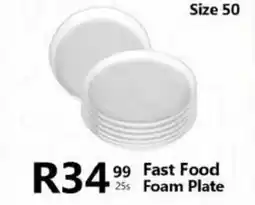 Take 'n Pay Fast Food Foam Plate offer