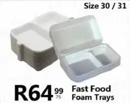 Take 'n Pay Fast Food Foam Trays offer