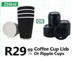 Take 'n Pay Coffee Cup Lids Or Ripple Cups offer