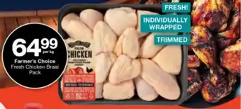 Checkers Farmer's Choice Fresh Chicken Braai Pack offer