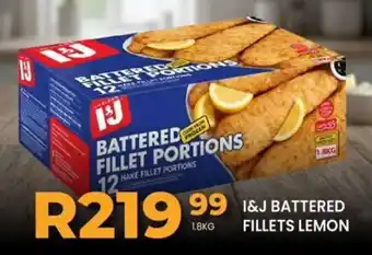 Take 'n Pay I&J Battered Fillet Portions offer