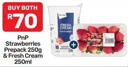 Pick n Pay PnP Strawberries Prepack & Fresh Cream offer