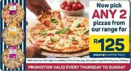 Pick n Pay Pizzas offer