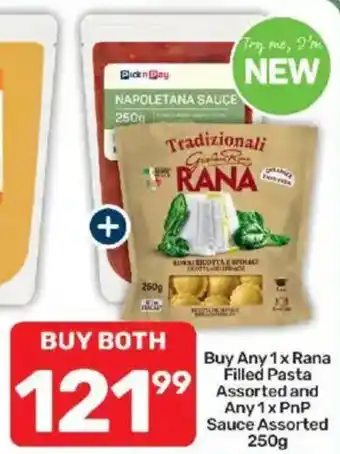 Rana Filled Pasta Assorted and PnP Sauce Assorted