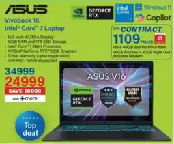 Incredible Connection Asus Vivobook 16 Intel Core 7 Laptop offer