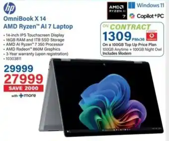 Hp OmniBook X 14 AMD Ryzen AI 7 Laptop
