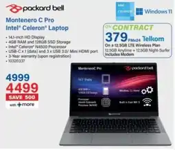 Incredible Connection Packard Bell Montenero C Pro Intel Celeron Laptop offer