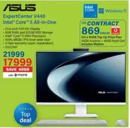 Incredible Connection Asus ExpertCenter V440 Intel Core 5 All-in-One offer