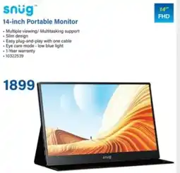 Incredible Connection Snug 14-inch Portable Monitor offer