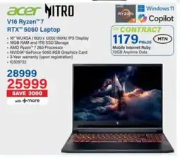 Incredible Connection Acer V16 Ryzen 7 RTX 5060 Laptop offer