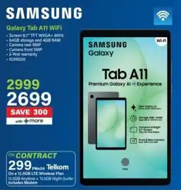 Incredible Connection Samsung Galaxy Tab A11 WiFi offer