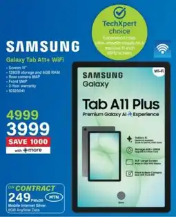 Incredible Connection Samsung Galaxy Tab A11+ WiFi offer