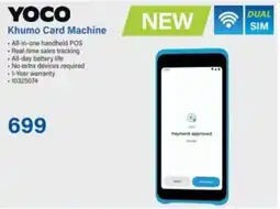 Incredible Connection Yoco Khumo Card Machine offer