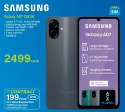 Incredible Connection Samsung Galaxy A07 128GB offer