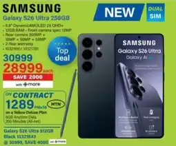 Incredible Connection Samsung Galaxy S26 Ultra 256GB offer