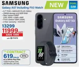 Incredible Connection Samsung Galaxy A57 Including Fit3 Watch offer