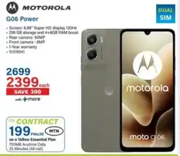 Incredible Connection Motorola G06 Power offer