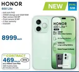 Incredible Connection Honor 600 Lite offer