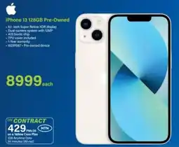 Incredible Connection Apple iPhone 13 128GB Pre-Owned offer