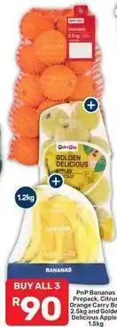 Pick n Pay Apple - pnp bananas, citrus orange carry bag, golden delicious s offer